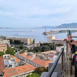 Messina: fotowandeling met gids en klokkentoren