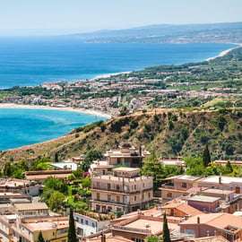 Vanuit Messina: excursie naar Taormina en het strand van Naxos