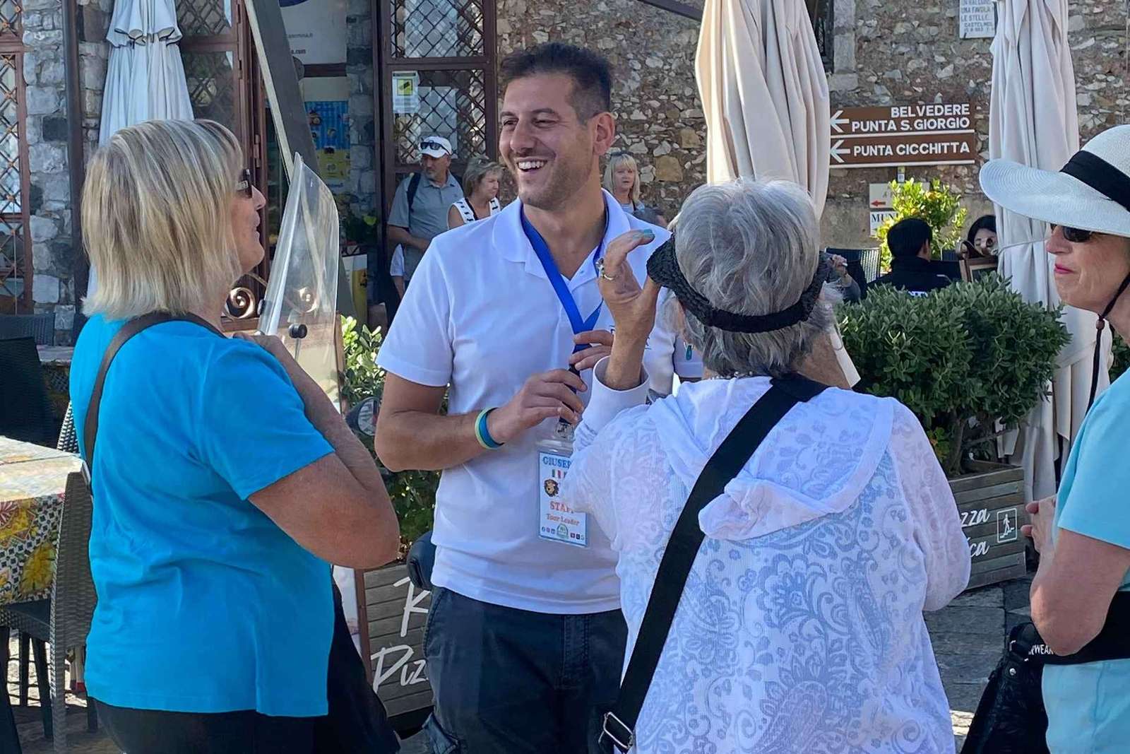 Visite de Taormine et d'un domaine viticole de l'Etna avec Peppe