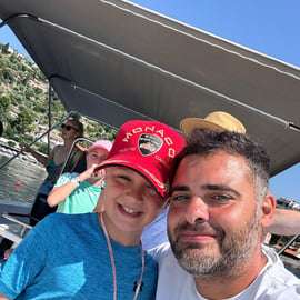 From Messina: boat tour discovering Isola bella and Taormina