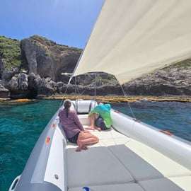 Milazzo: Promontory Boat Tour with Snorkeling & Guide