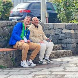 Visite de Taormine et d'un domaine viticole de l'Etna avec Peppe