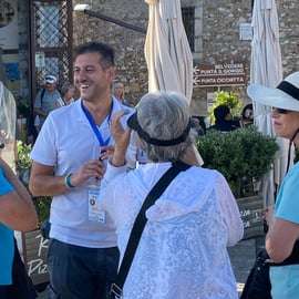 Visite de Taormine et d'un domaine viticole de l'Etna avec Peppe