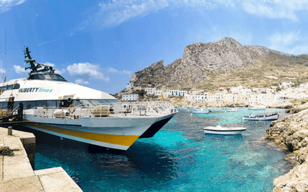 Eoliska ön: Biljett till färjan mellan Lipari och Milazzo